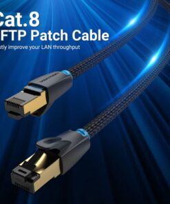 Cable de Red Vention Cat 8 SFTP de 1 Metros 1 06eb72e8 a49d 4337 be33 3072b5dc60a3 Cable de Red Vention Cat 8 SFTP de 1 Metros - Imagen 2