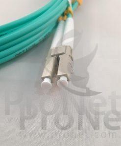Patch cord de fibra óptica duplex LC MM OM3