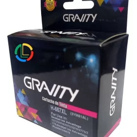 Cartucho Gravity compatible con HP 667 XL Negro. Cartucho Gravity compatible con HP 667 XL Negro.