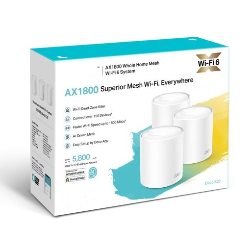 Access Point Deco X20 AX1800 Pack X3