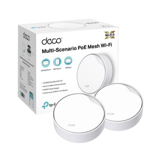Access Point Deco X50 con PoE AX3000 Pack X2