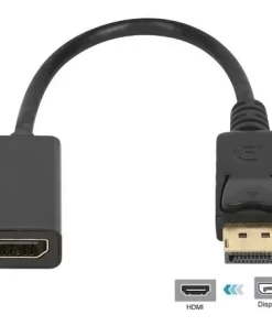 Adaptador DisplayPort M a HDMI H 25cm Adaptador DisplayPort M a HDMI H pronet Adaptador DisplayPort M a HDMI H pronet