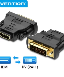 Adaptador HDMI H a DVI 24+1 Negro Vention Adaptador HDMI H a DVI 241 Negro Vention pronet uy Adaptador HDMI H a DVI 241 Negro Vention pronet uy