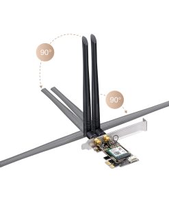 Adaptador PCIe Wifi 6 Cudy AX5400 WE3000S Adaptador PCIe Wifi 6 Cudy AX5400 WE3000S pronet maldo uy Adaptador PCIe Wifi 6 Cudy AX5400 WE3000S pronet maldo uy