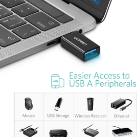 Adaptador USB C Macho a USB Hembra 3.0 Ugreen Adaptador USB C Macho a USB Hembra 3.0 Ugreen