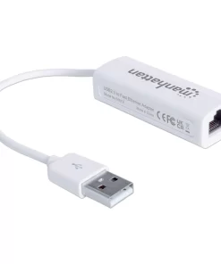 Adaptador USB a RJ45 Manhattan Adaptador USB a RJ45 Manhattan pronet Adaptador USB a RJ45 Manhattan pronet