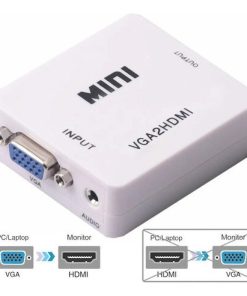 Adaptador VGA a HDMI con audio