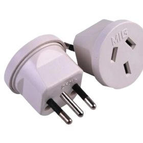 Adaptador Argentino a 3 en Línea Adaptador Argentino a 3 en Línea