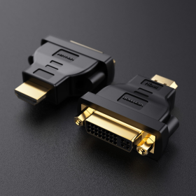 Adaptador HDMI M a DVI 24+1 H Negro Vention Adaptador HDMI M a DVI 24+1 H Negro Vention