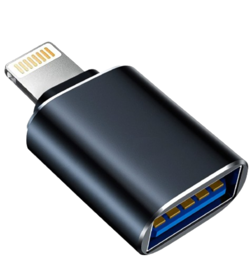 Adaptador OTG Compatible con iPhone a USB removebg preview 1