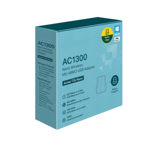 Adaptador de Red Tp-Link Archer T3U Nano