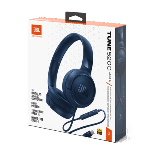 Auricular JBL Tune 520C USB C Azul