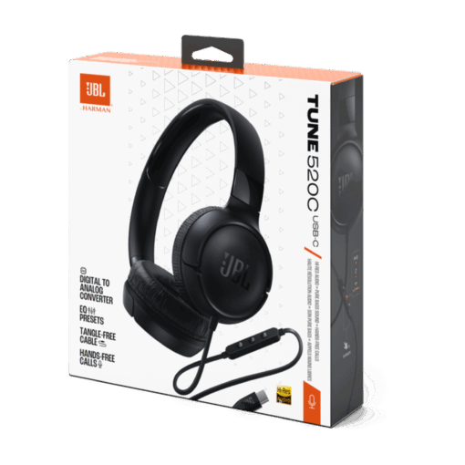 Auricular JBL Tune 520C USB C Negro