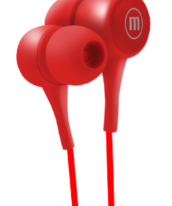 Auricular POP Maxell con Micrófono Rojo Auricular POP Maxell con Microfono Rojo 1 Auricular POP Maxell con Microfono Rojo 1
