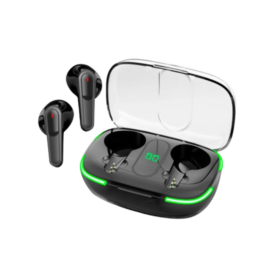 Auriculares Inalambricos Treqa BT-34 Negro Auriculares Inalambricos Treqa BT-34 Negro