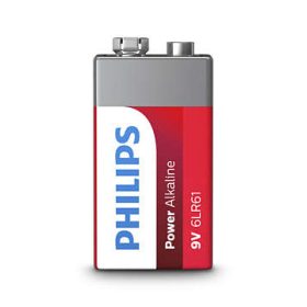 Batería 9V Philips alcalina