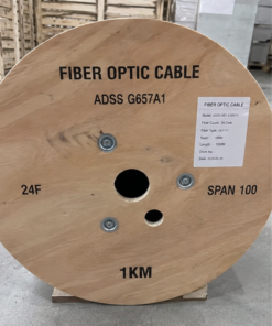 Bobina Fibra Óptica SM ADSS G657A1 SPAN100 GYXTW 1Km Bobina Fibra Optica SM ADSS G657A1 SPAN100 GYXTW 1Km 1 Bobina Fibra Optica SM ADSS G657A1 SPAN100 GYXTW 1Km 1