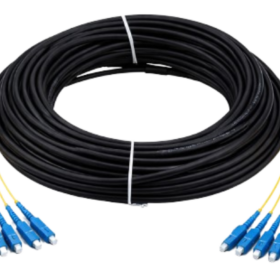 Bobina de Fibra Optica SM 12 Fibras LC/UPC de 50 Metros