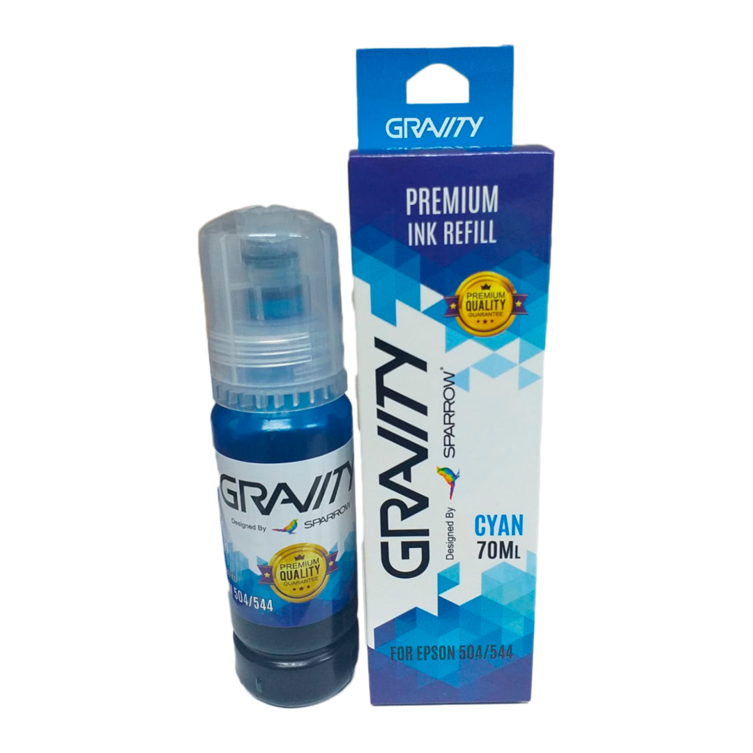 Botella Gravity para Epson 504 y 544 Cian | ProNet Tecnología