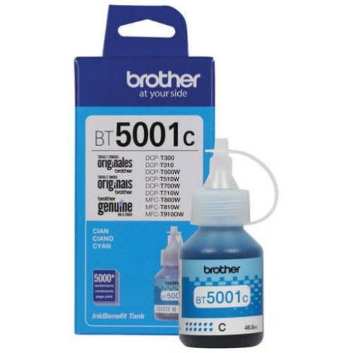 Botella de tinta Brother 5001C cian