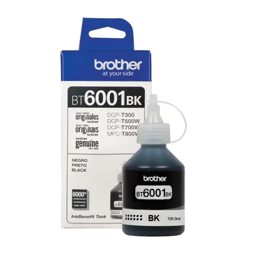 Botella de tinta Brother BT6001BK