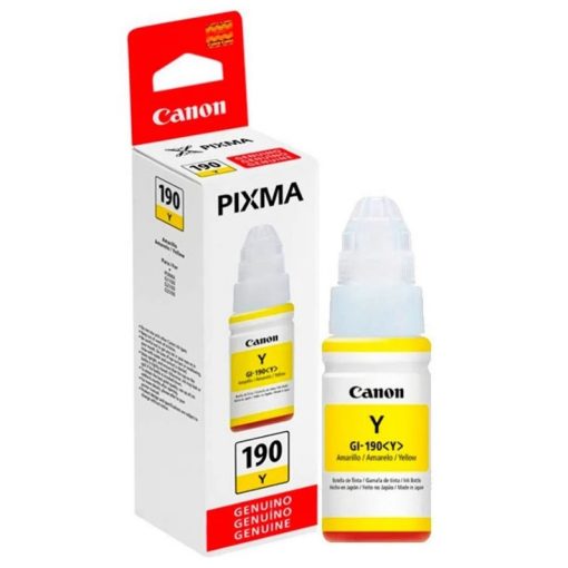 Botella de tinta Canon Pixma 190A Amarillo