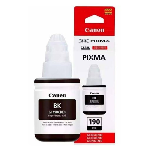Botella de tinta Canon Pixma 190Bk Negro