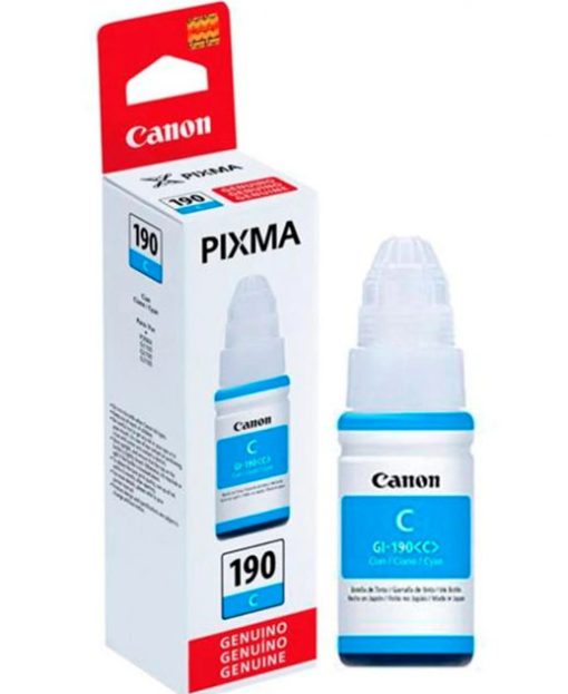 Botella de tinta Canon Pixma 190C Cian pronet