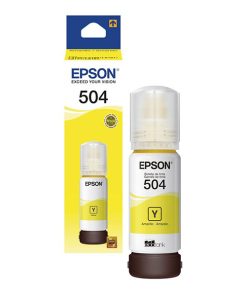 Botella de tinta Original Epson T504 Amarillo Botella de tinta Original Epson T504 Amarillo Botella de tinta Original Epson T504 Amarillo