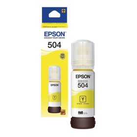 Botella de tinta Original Epson T504 Amarillo Botella de tinta Original Epson T504 Amarillo