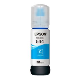 Botella de tinta para Epson T544 Cyan.