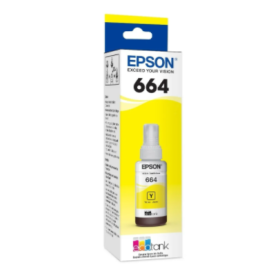 Botella de tinta para Epson T664 Amarillo