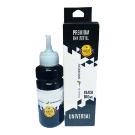 Botella de Tinta Negro Universal de 100ml Botella de Tinta Negro Universal de 100ml