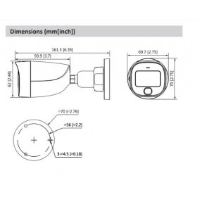 Bullet Dahua FullColor HFW1209CP Bullet Dahua FullColor HFW1209CP