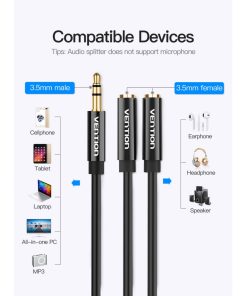 Cable Divisor 3.5 Macho a 3.5 Hembra X2 pronet