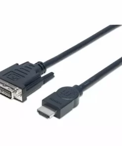 Cable HDMI M a DVI-D M 1,8 Mts Manhattan Cable HDMI M a DVI D M 18 Mts Manhattan Cable HDMI M a DVI D M 18 Mts Manhattan