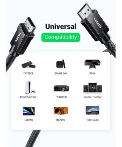 Cable HDMI Ugreen 70320 8K Trenzado pronet