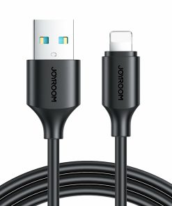 Cable Compatible con iPhone M8 Joyroom 1m Negro Cable Iphone 2.4a Joyroom 1m Negro pronet Cable Iphone 2.4a Joyroom 1m Negro pronet