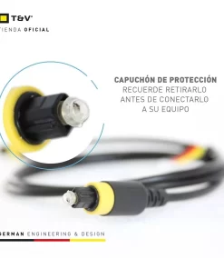 Cable Optico para audio 5 metros Thonet & Vander Cable Optico para audio Thonet Vander 3 m ProNEt Cable Optico para audio Thonet Vander 3 m