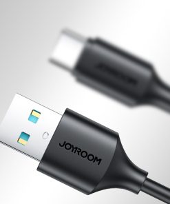 Cable Tipo C 3a Joyroom 2m Negro Cable Tipo C 3a Joyroom 2m Negro pronet uy Cable Tipo C 3a Joyroom 2m Negro pronet uy