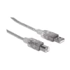 Cable USB A a USB tipo B Manhattan 5 metros
