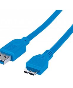 Cable USB a Micro B de 0,5 Metros Manhattan Cable USB a Micro B de 05 Metros Manhattan pronet uy Cable USB a Micro B de 05 Metros Manhattan pronet uy