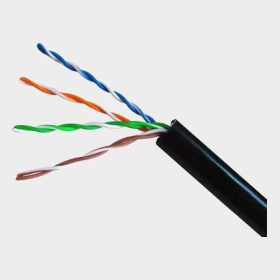 Cable UTP 5e para Exterior Negro