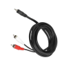 Cable de Audio 2 RCA M a 1 Plug de 5 metros