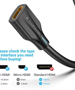 Cable de Extension HDMI de 2 Metros pronet
