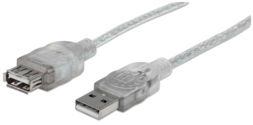 Cable de Extension USB 2.0 de Alta Velocidad Manhattan 3m