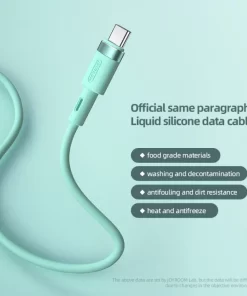 Cable de Silicona Joyroom USB C Verde S 1224N2