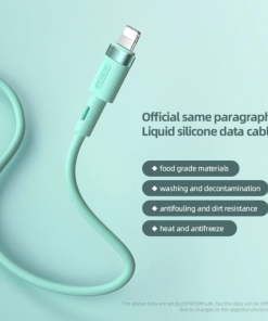 Cable de Silicona Joyroom verde pronet uy