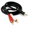Cable de audio 2 RCA M/1 Plug M 1,8 Mts