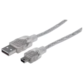 Cable para dispositivos Mini USB de Alta Velocidad Manhattan. Cable para dispositivos Mini USB de Alta Velocidad Manhattan.